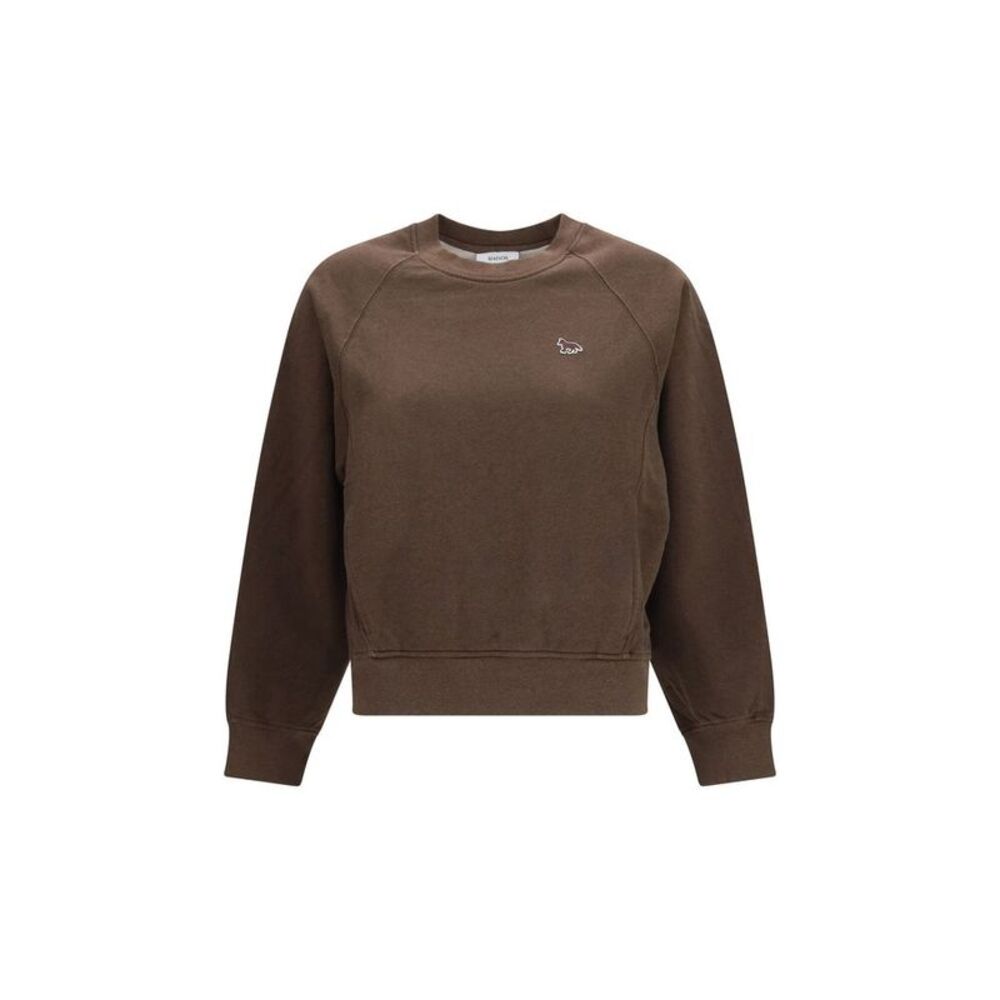 Maison Kitsuné Brown Cotton Women's Sweatshirt
